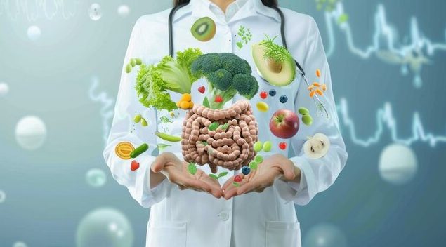 Fresh fruit and vegetables representing everyday digestive wellbeing